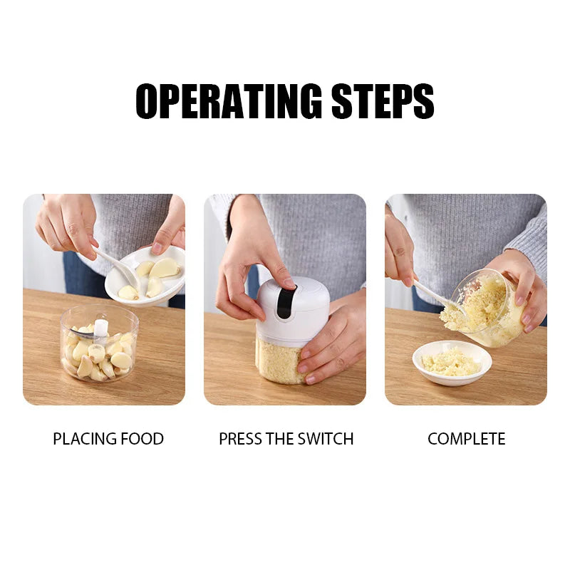 Mini Electric Garlic Chopper