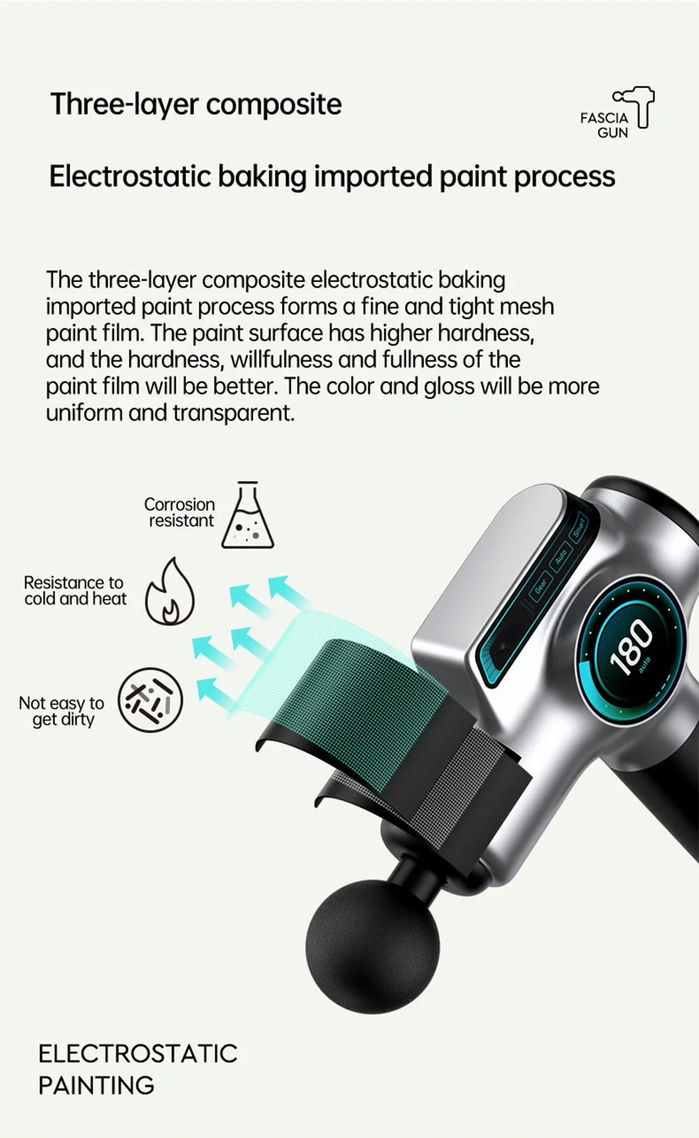 99-Speed Professional Muscle Massage Gun – Deep Tissue Percussion Massager for Neck, Back & Full Body Recovery