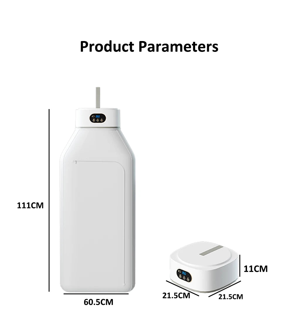 Portable Foldable Electric Clothes Dryer – Smart Timed Warm Air Laundry Dryer with Remote Control