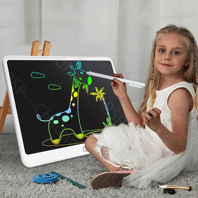 LCD Writing & Drawing Tablet – 11/13/16 Inch Educational Drawing Board for Kids (Reusable, Mess-Free Learning Toy)