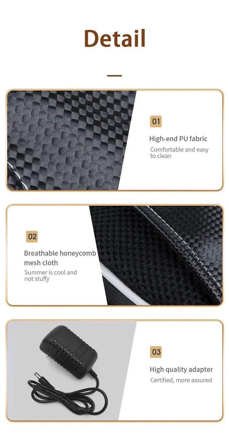 Electric Shiatsu Neck & Back Massager Pillow – Heated Cervical Traction & Vibration Relief for Home, Office & Car