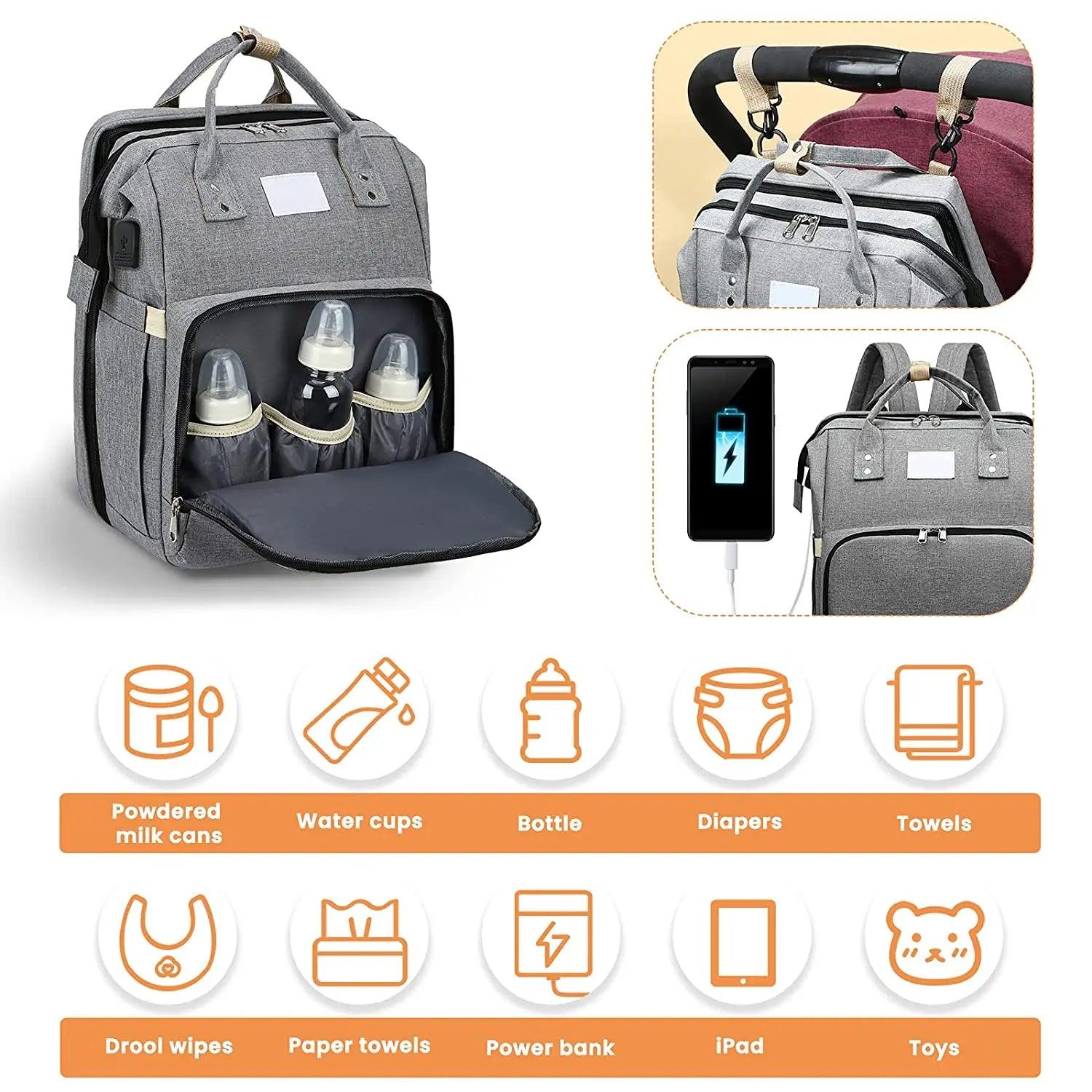 Portable Mommy Folding Baby Bag - Bargain Tool