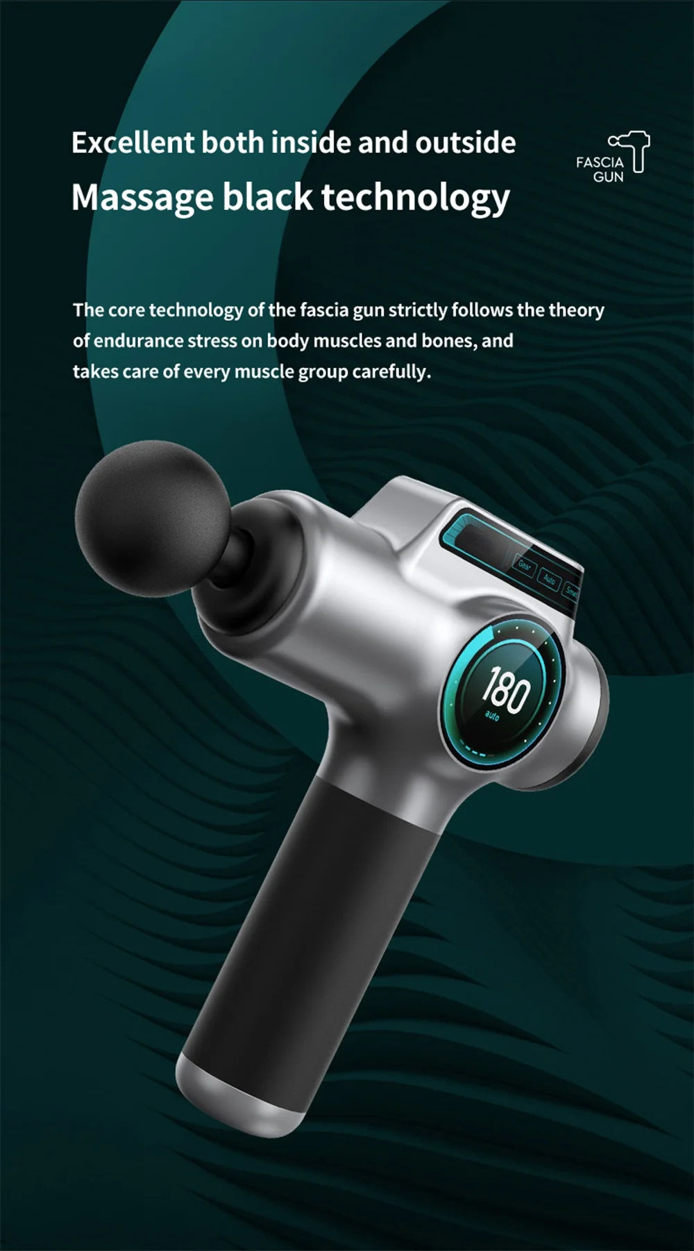 99-Speed Professional Muscle Massage Gun – Deep Tissue Percussion Massager for Neck, Back & Full Body Recovery