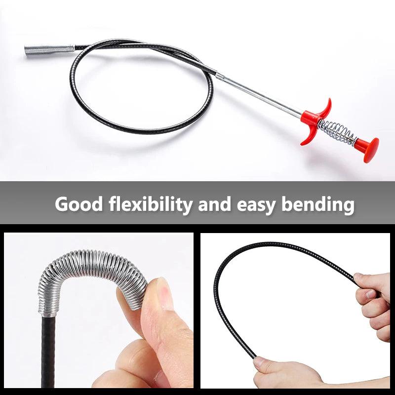 60cm Spring Pipe Dredging Tool - Bargain Tool