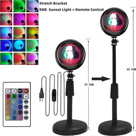 Rainbow Sunset Projector Lamp - Bargain Tool