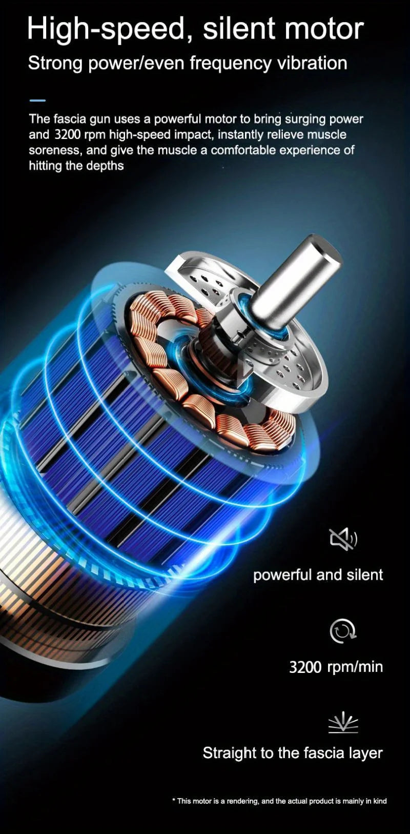 99-Speed Professional Muscle Massage Gun – Deep Tissue Percussion Massager for Neck, Back & Full Body Recovery