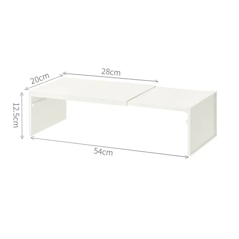 Retractable Kitchen Cabinet Organizer Shelf – Adjustable Spice Rack and Multi-Layer Storage Stand