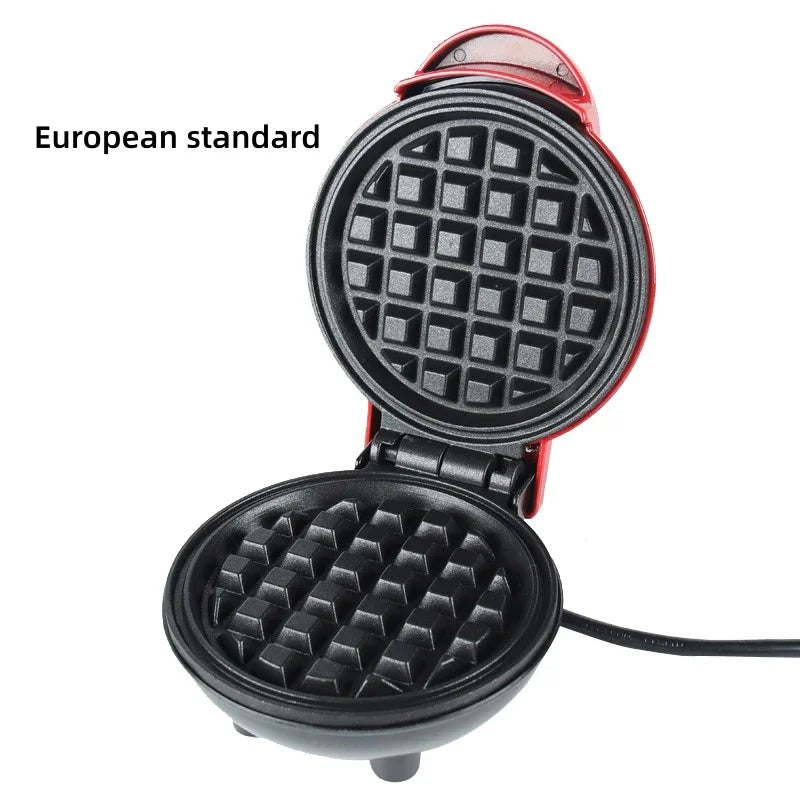 Mini Bubble Waffle Maker – Heart-Shaped Breakfast & Snack Machine for Kids, Parties & Fun Treats (350W)