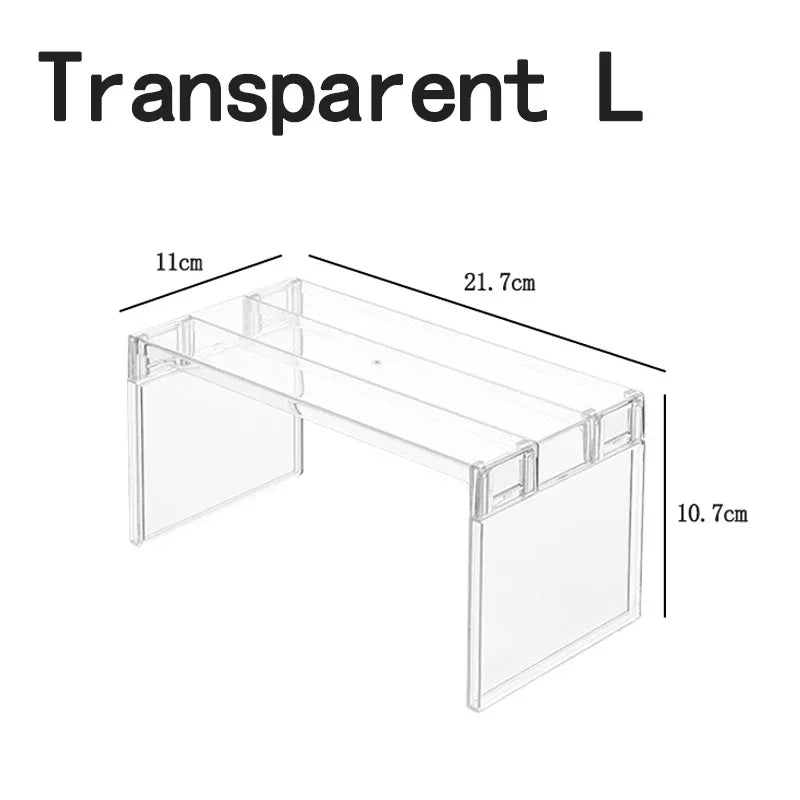 Retractable Kitchen Cabinet Organizer Shelf – Adjustable Spice Rack and Multi-Layer Storage Stand
