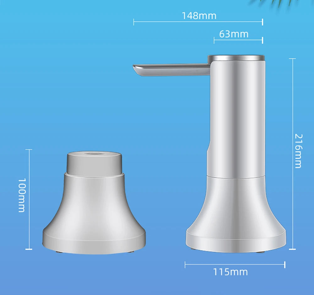 Automatic Water Dispenser – Rechargeable Foldable Pump for 4.5–19L Bottles | Ideal for Pets, Home & Everyday Use