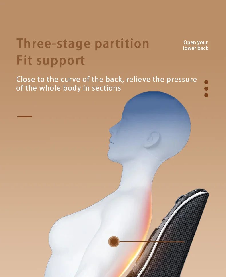 Electric Shiatsu Neck & Back Massager Pillow – Heated Cervical Traction & Vibration Relief for Home, Office & Car