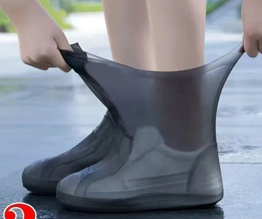 Silicone Waterproof Shoe Covers – Reusable Non-Slip Rain Overshoes for Outdoor Walking, Cycling & Travel