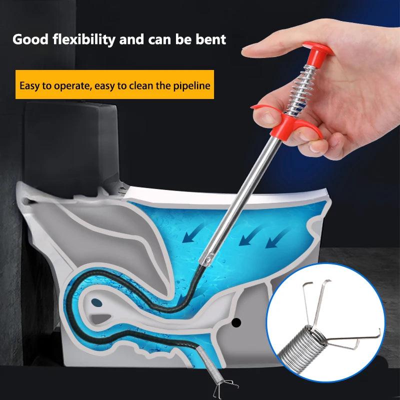 60cm Spring Pipe Dredging Tool - Bargain Tool