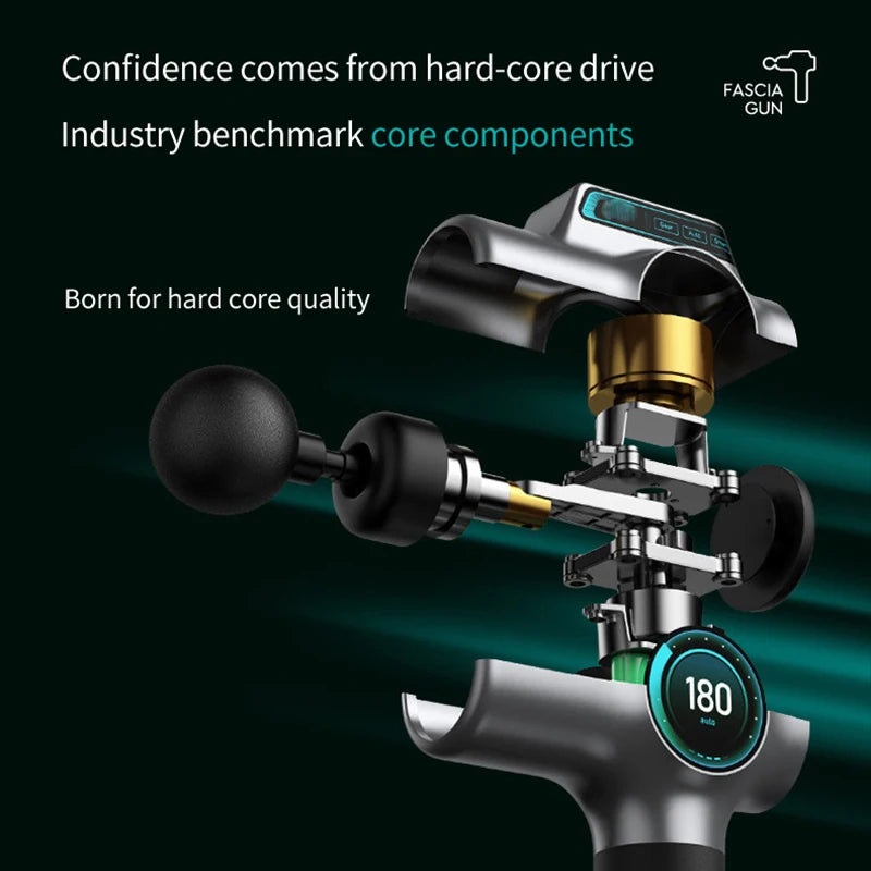 99-Speed Professional Muscle Massage Gun – Deep Tissue Percussion Massager for Neck, Back & Full Body Recovery