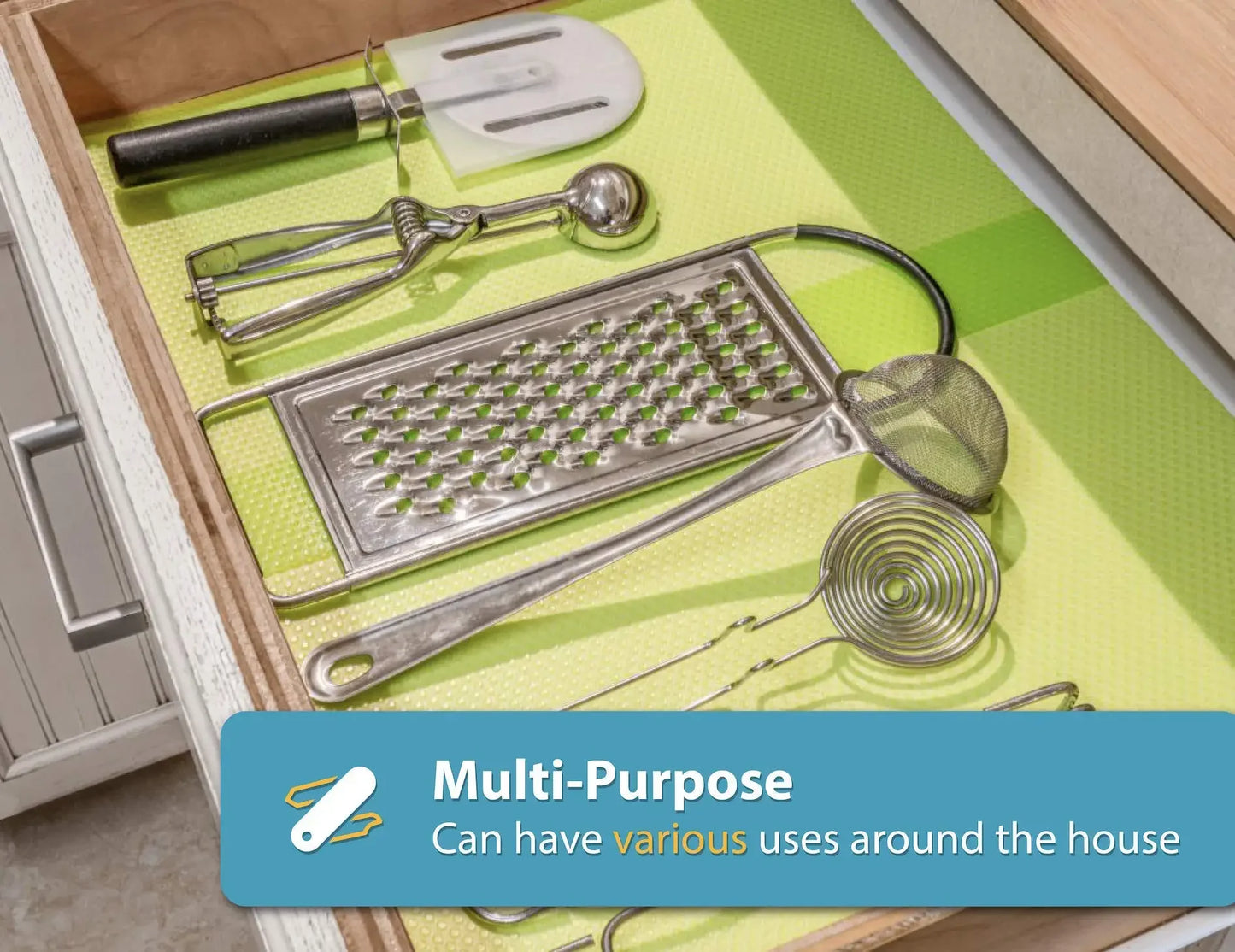 Washable Refrigerator Shelf Liners – Waterproof, Anti-Slip, Cut-to-Fit Fridge Mats (5/3/1 Pack)