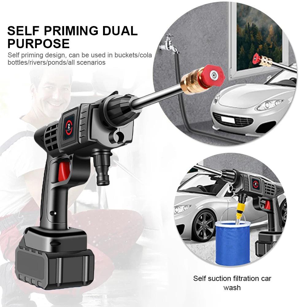 TurboJet High-Pressure Car Washer Gun - Bargain Tool