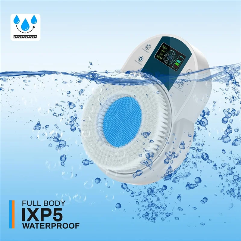 Electric Wall-Mounted Back Scrubber – Smart Shower Body Brush with Adjustable Speeds for Deep Cleaning and Exfoliation