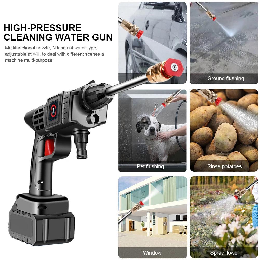 TurboJet High-Pressure Car Washer Gun - Bargain Tool