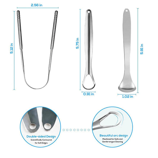 TongueFresh Metal Tongue Scraper - Bargain Tool