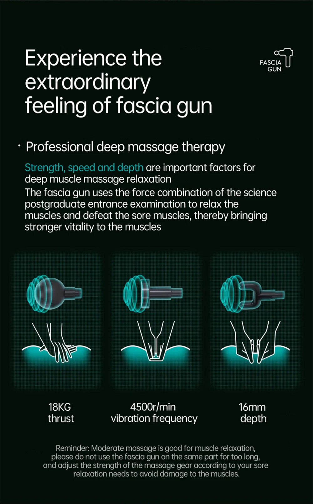 99-Speed Professional Muscle Massage Gun – Deep Tissue Percussion Massager for Neck, Back & Full Body Recovery
