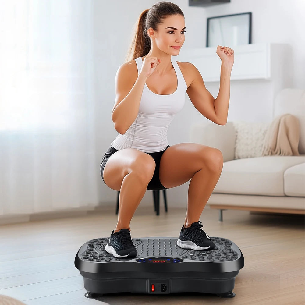 Vibration Plate Exercise Machine – Full Body Shaker with Adjustable Speed, Bluetooth Music & Weight Loss Support