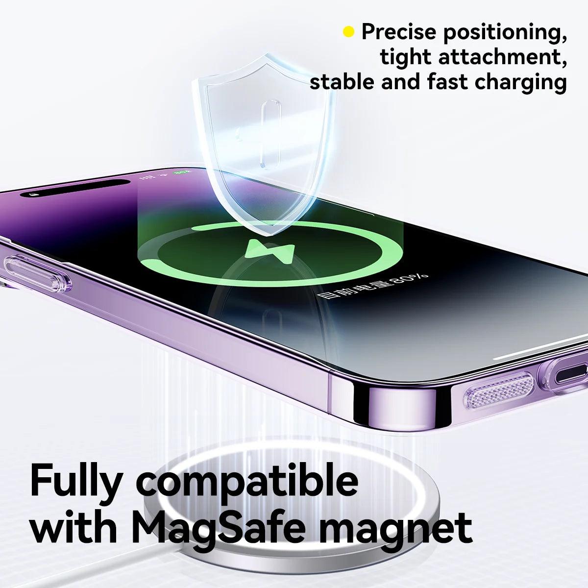 Magnetic Case Hard PC Clear Case for iPhone - Bargain Tool