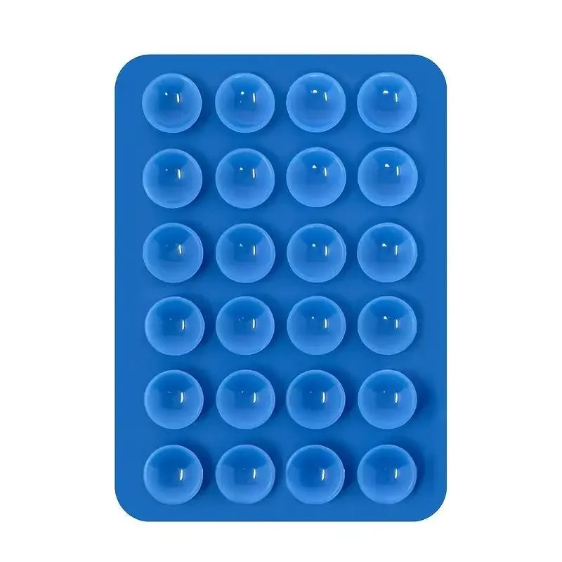 Silicone Suction Phone Holder Mat – Multifunctional Anti-Slip Wall Mount Stand for iPhone and Android