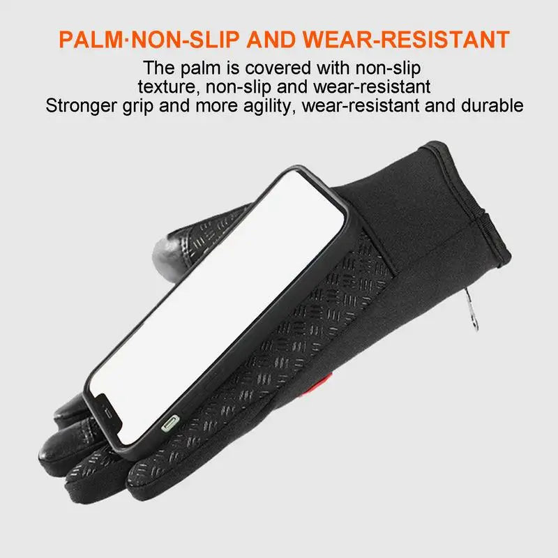 USB Heated Gloves – Touchscreen Waterproof Winter Hand Warmers for Cycling, Driving & Outdoor Cold Weather