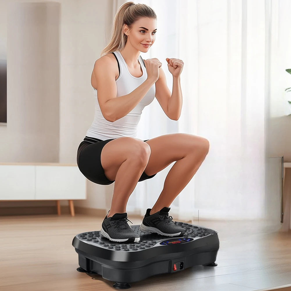 Vibration Plate Exercise Machine – Full Body Shaker with Adjustable Speed, Bluetooth Music & Weight Loss Support
