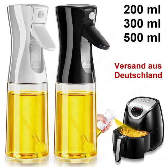 Reusable Oil Spray Bottle – Olive Oil and Vinegar Dispenser for Cooking, Baking, and BBQ (200ml / 300ml / 500ml)
