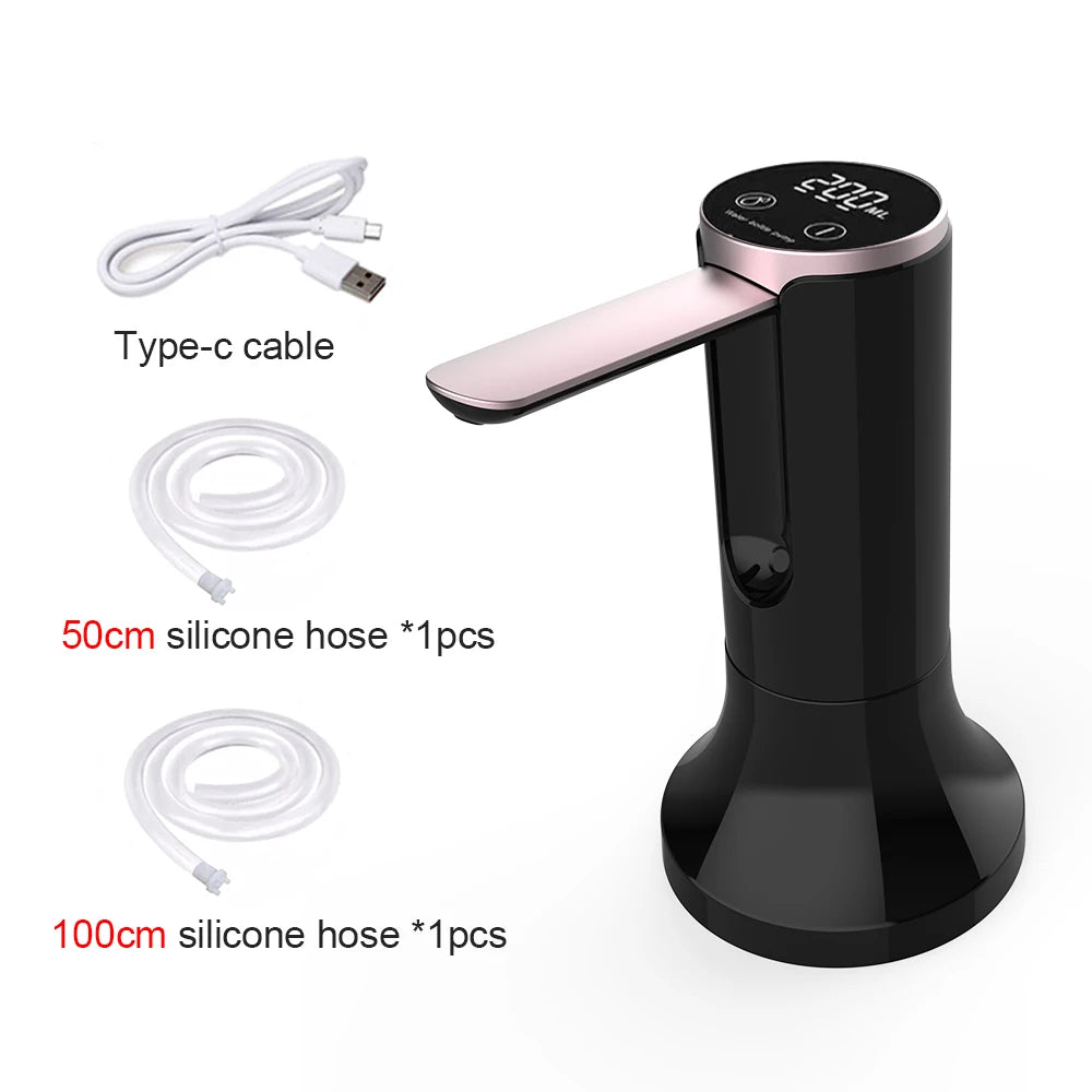 Automatic Water Dispenser – Rechargeable Foldable Pump for 4.5–19L Bottles | Ideal for Pets, Home & Everyday Use