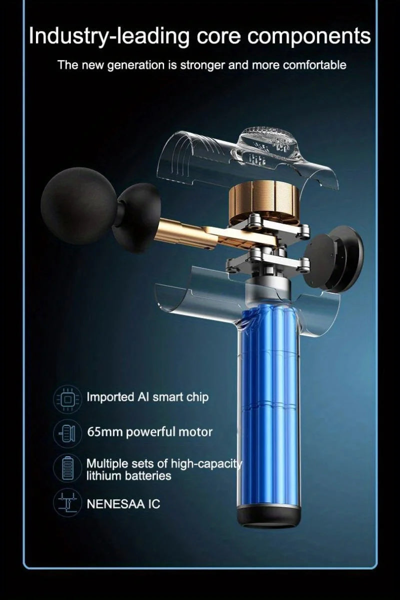 99-Speed Professional Muscle Massage Gun – Deep Tissue Percussion Massager for Neck, Back & Full Body Recovery