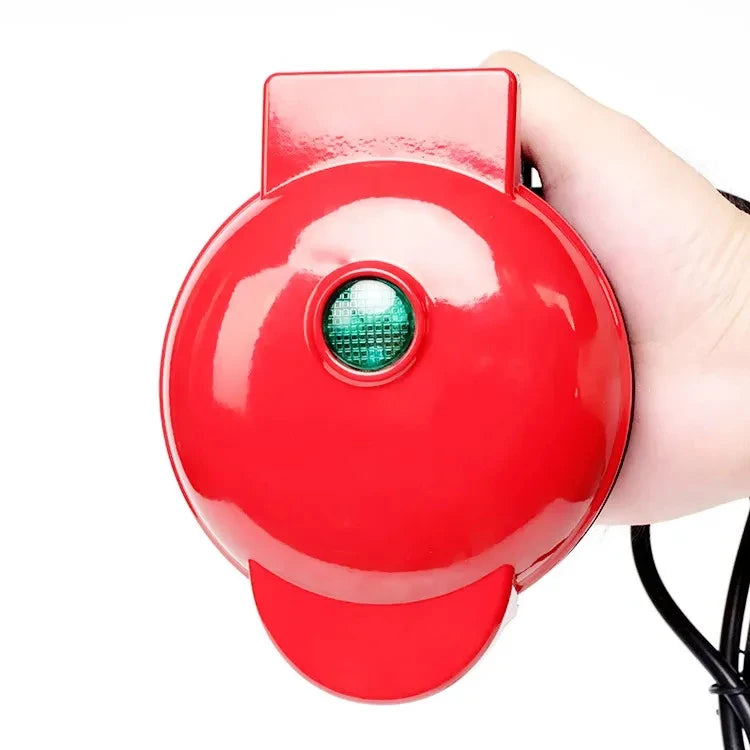 Mini Bubble Waffle Maker – Heart-Shaped Breakfast & Snack Machine for Kids, Parties & Fun Treats (350W)