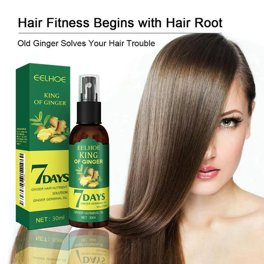 Ginger Hair Nourishing Spray – Root-Strengthening Scalp & Hair Refresh Mist