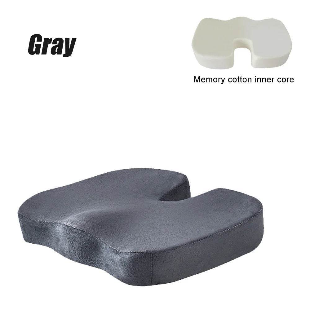 Memory Foam Seat Cushion with Massage Pad