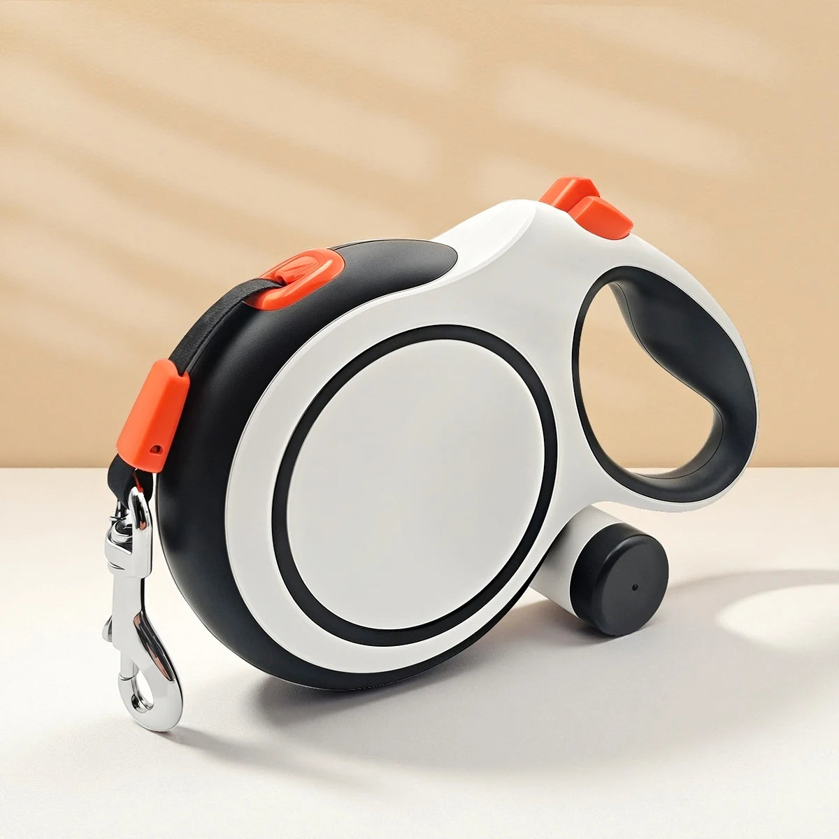 26ft Retractable Dog Leash – Extra Long Walking Leash with Built-In Waste Bag Holder for Comfortable, Safe Dog Walks