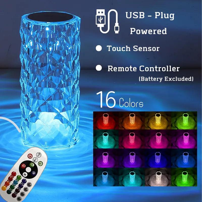 Crystal Table Lamp - Bargain Tool